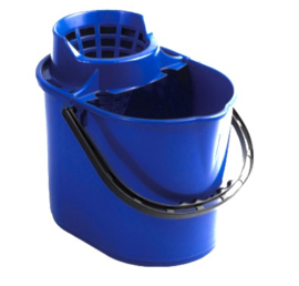 Mini mopemmer blauw 12 liter