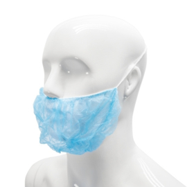 Hygoclean baardmaskers blauw (10x100 stuks)
