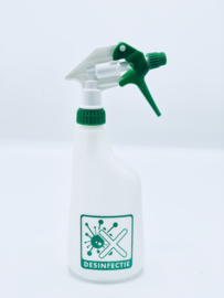 Sprayflacon met pictogram, inclusief verstuiver groen