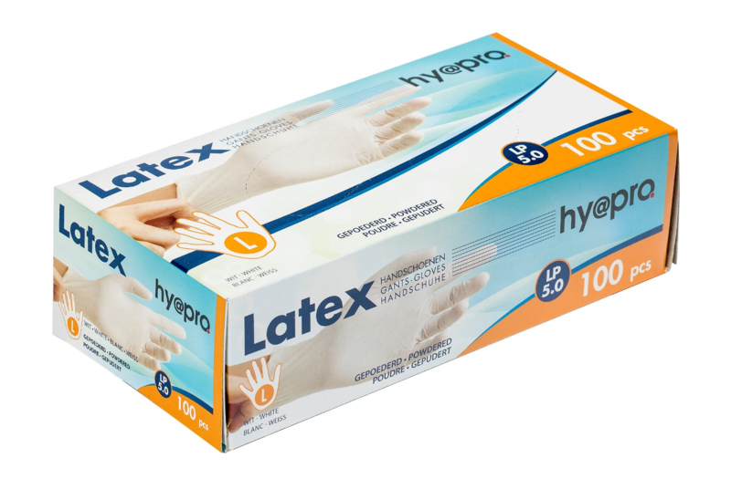 tafel Omringd recept Latex handschoenen poedervrij - wit - 100 stuks per doos | Latex |  CleanDirect