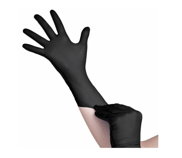 Weggelaten voor eeuwig Crimineel INTCO nitril handschoenen 3,5 - zwart - CAT III - 10x100 stuks (omdoos) |  Nitril | CleanDirect