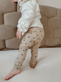 Broekje Hartjes donker beige