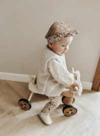 Gilet teddy naturel