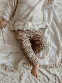 Broekje Leopard Greige