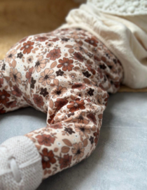Broekje flowers Brown