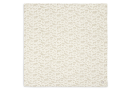 Hydrofiele Doek 115x115cm Animals - Nougat - 2 Stuks
