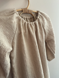 Jurkje 3/4 mouw ‘light beige’