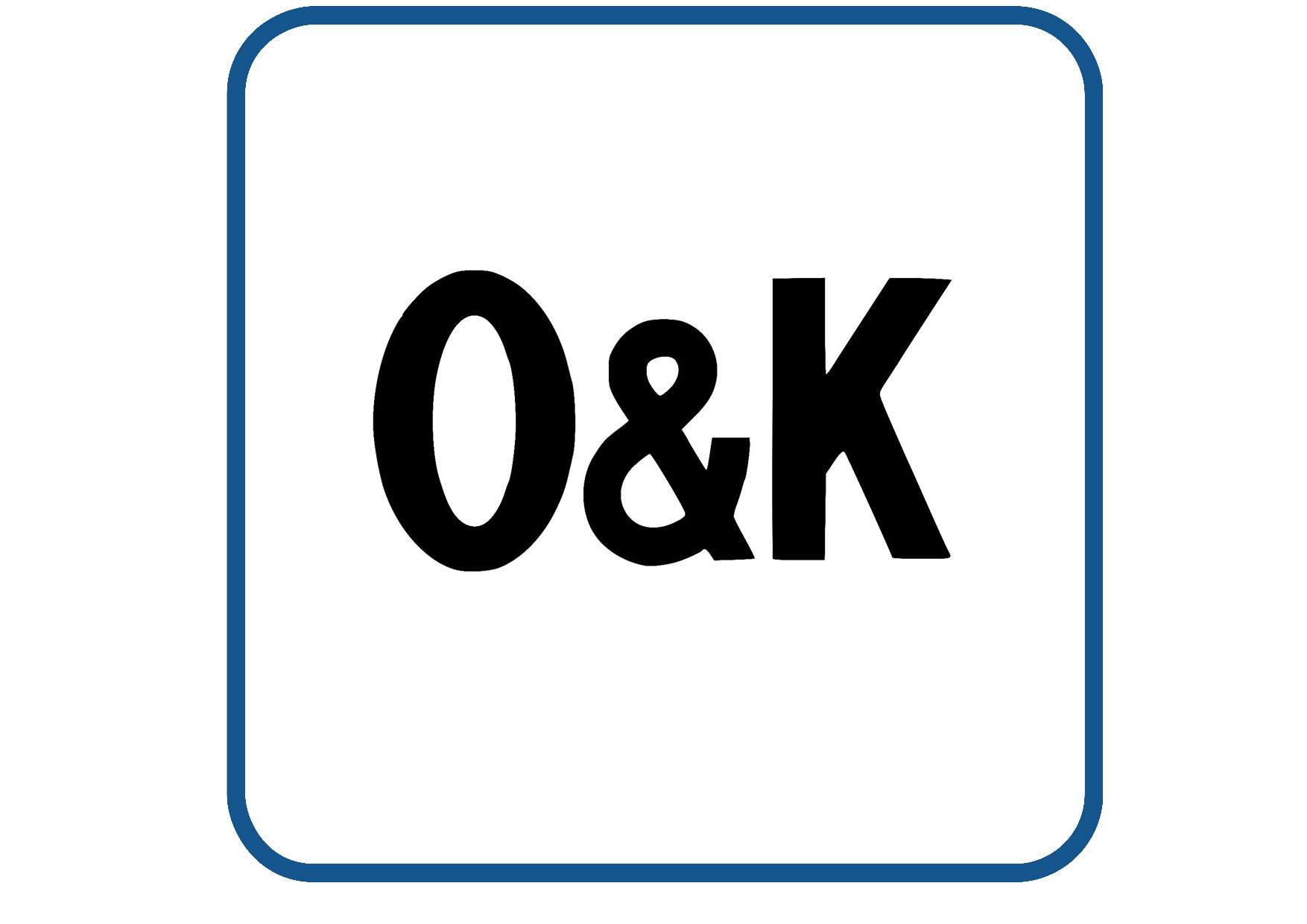 O&K sticker