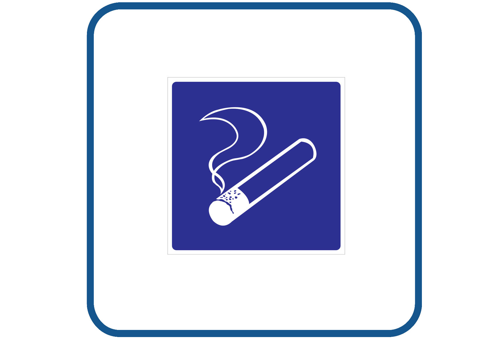Roken toegestaan sticker