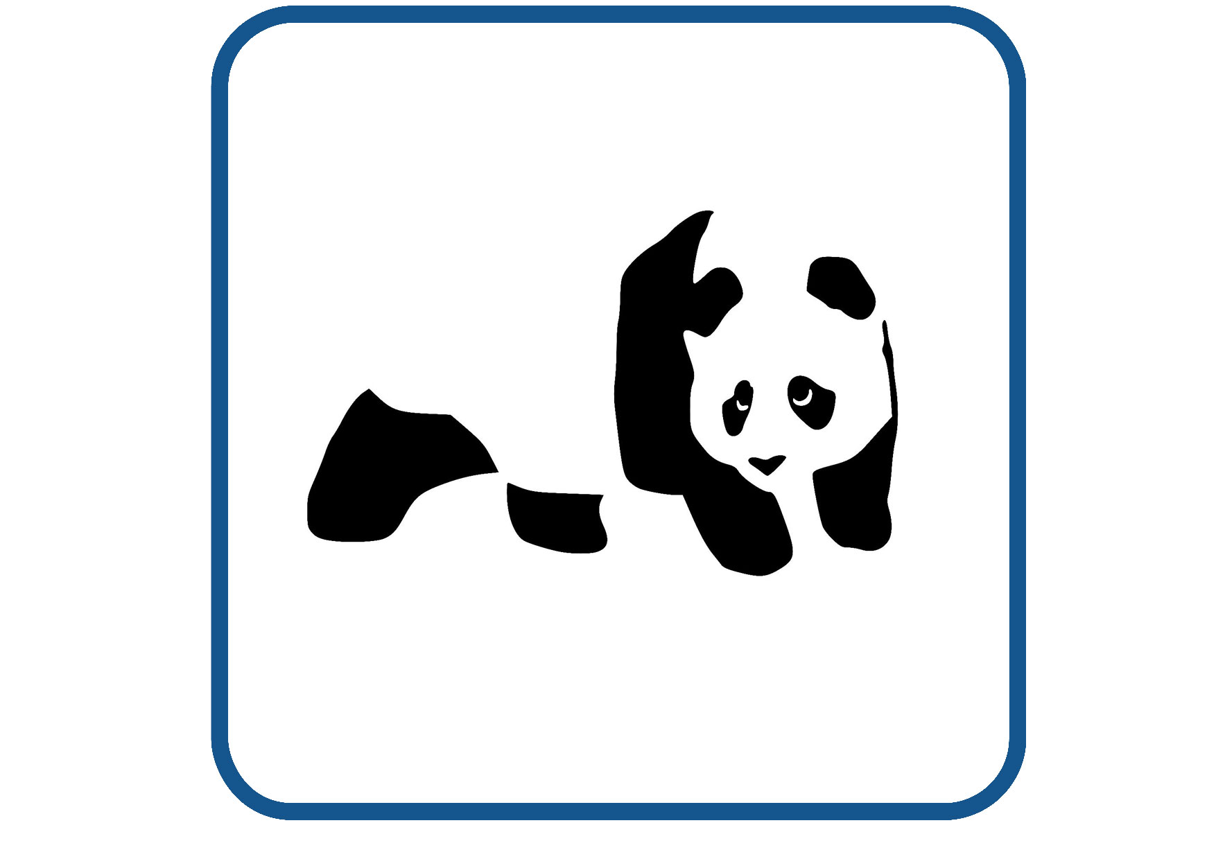 Panda sticker