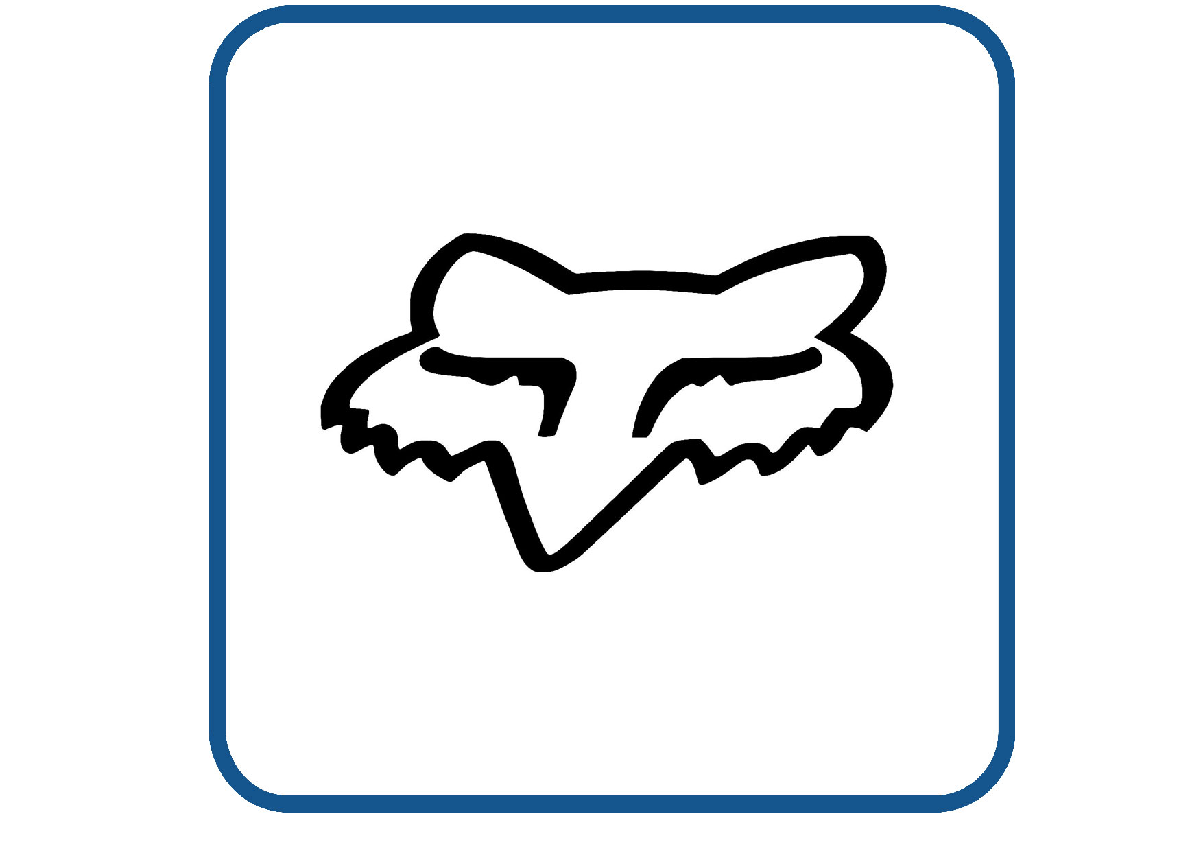 Fox design 3 sticker