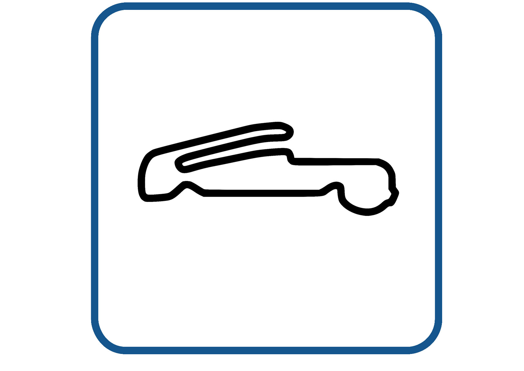 Leipzig Porsche testing centre 3 circuit sticker