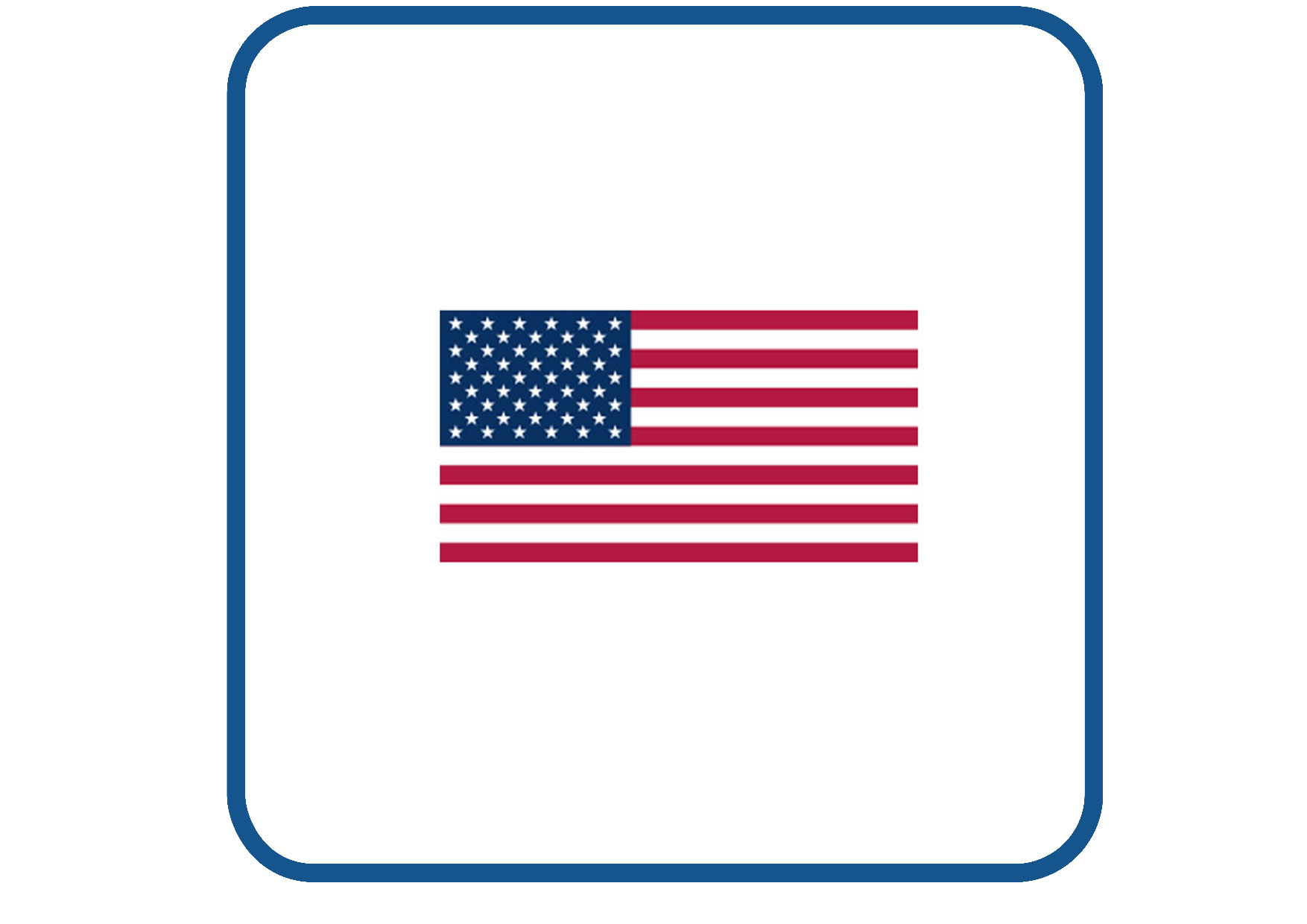 Amerika vlag sticker