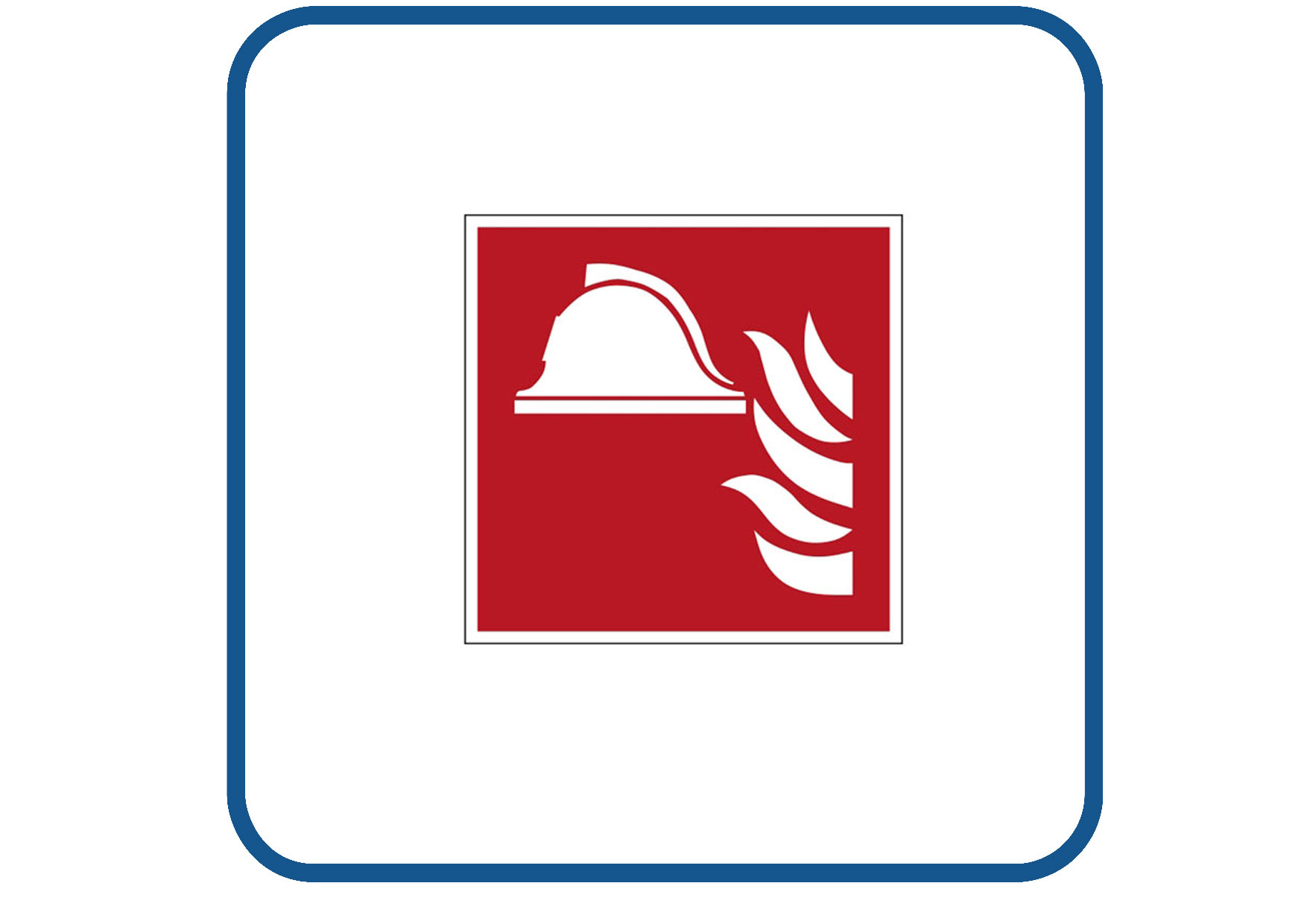 Brandhelm sticker