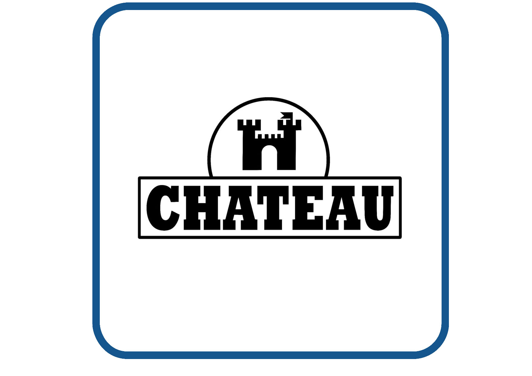 Chateau caravan en camper sticker