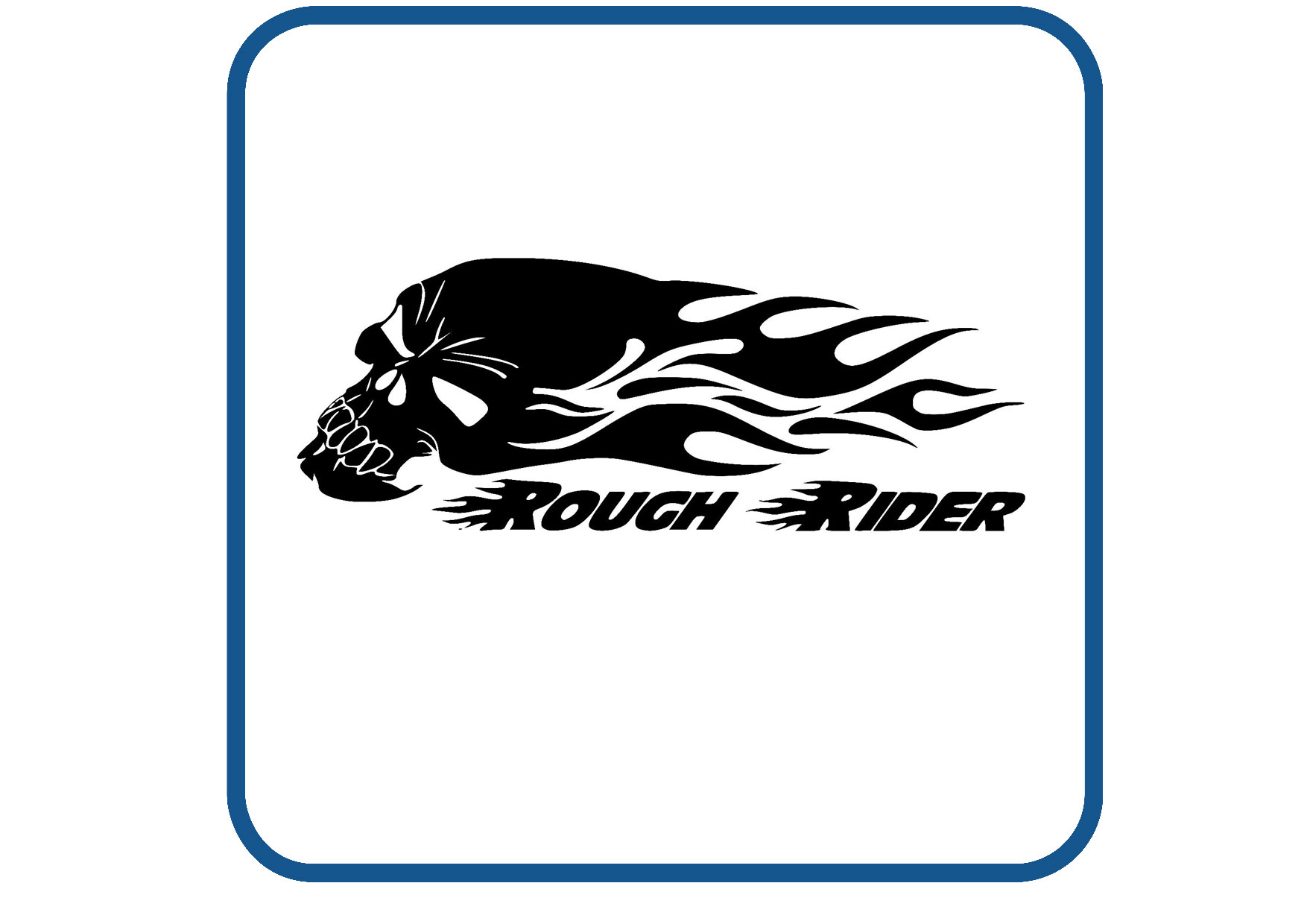 Rouch Rider sticker