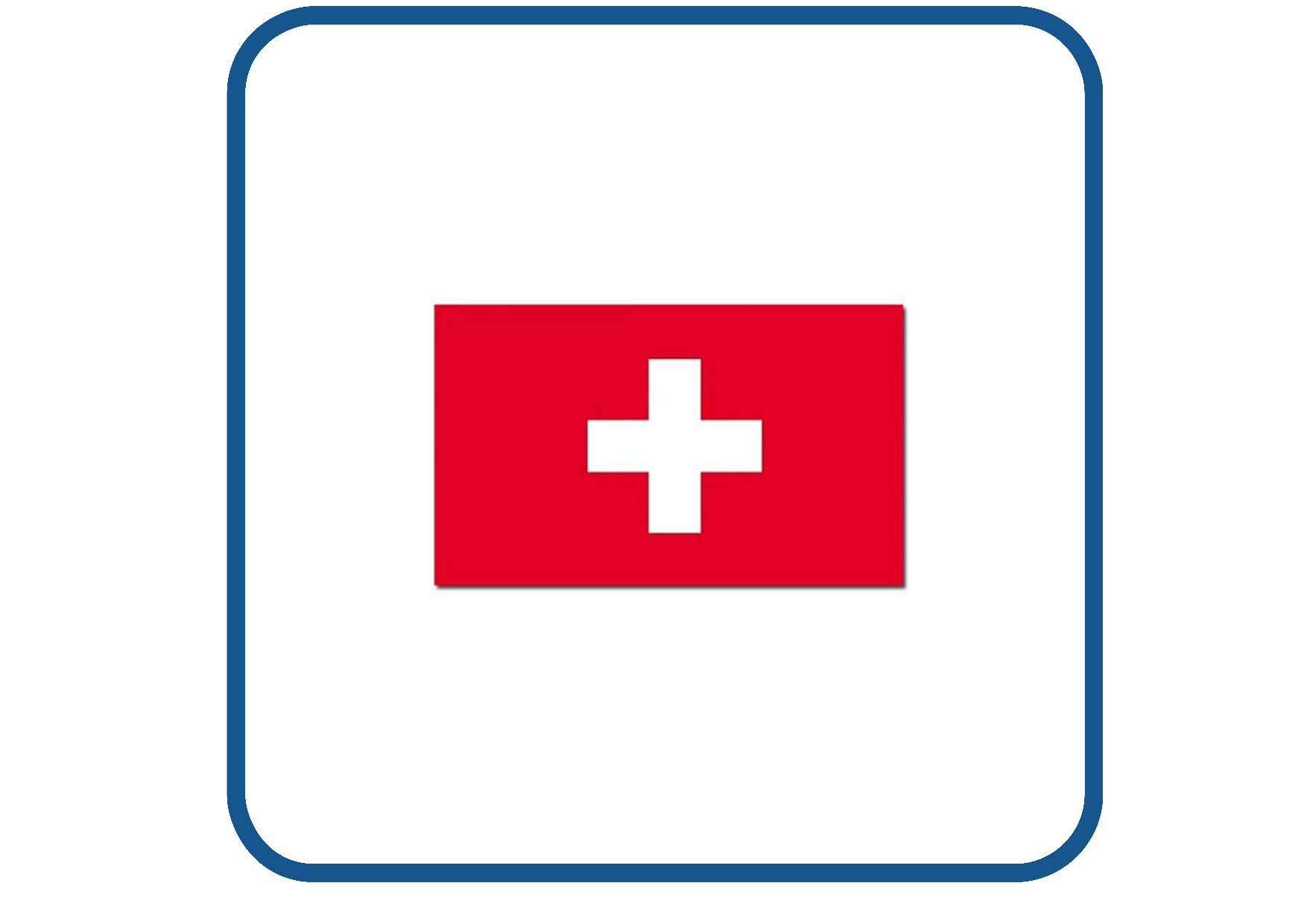 Zwitserland vlag sticker