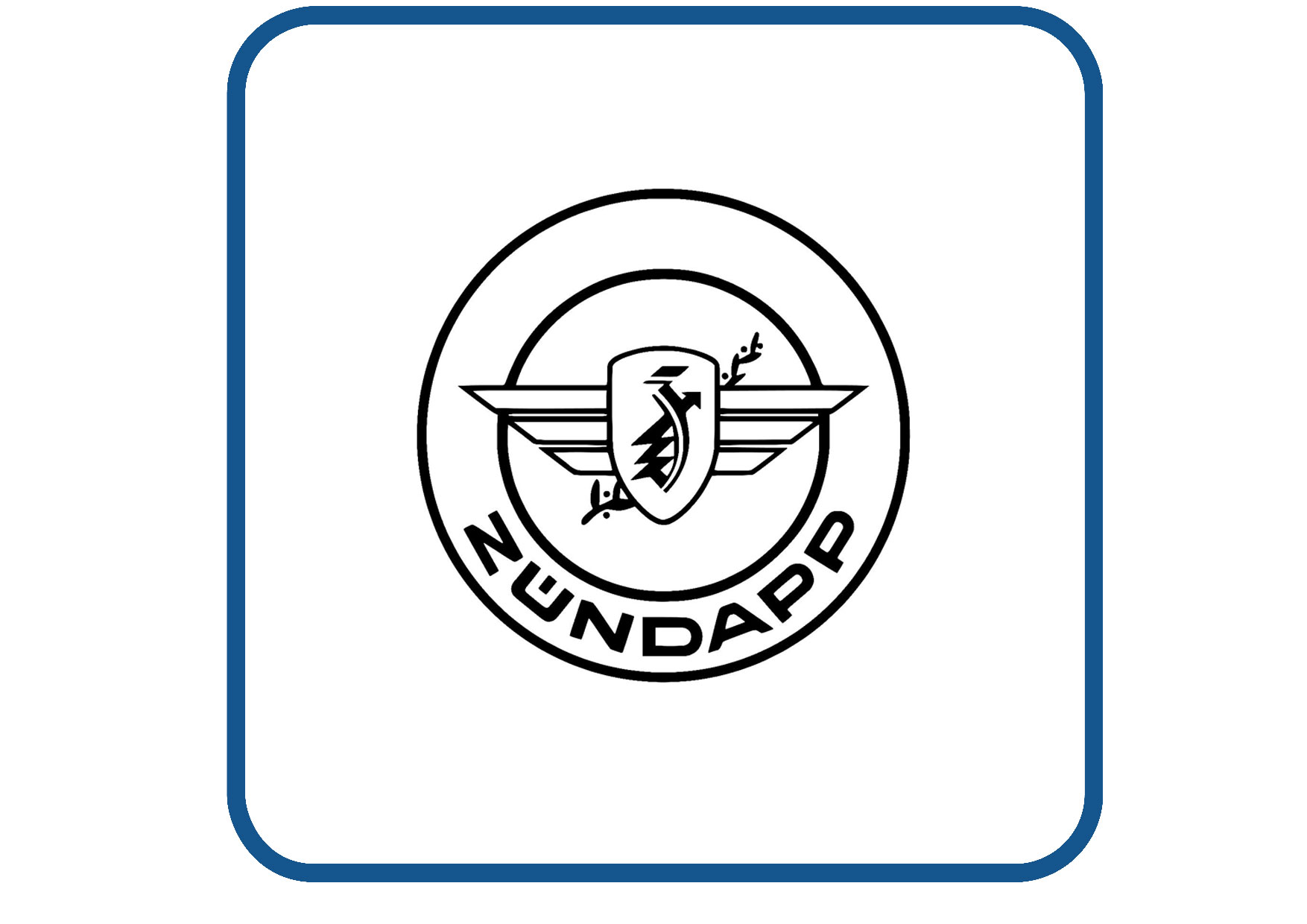 Zundapp logo design 2 sticker