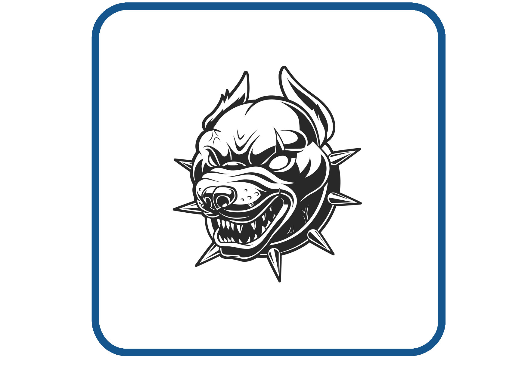 Pitbull design 1 sticker