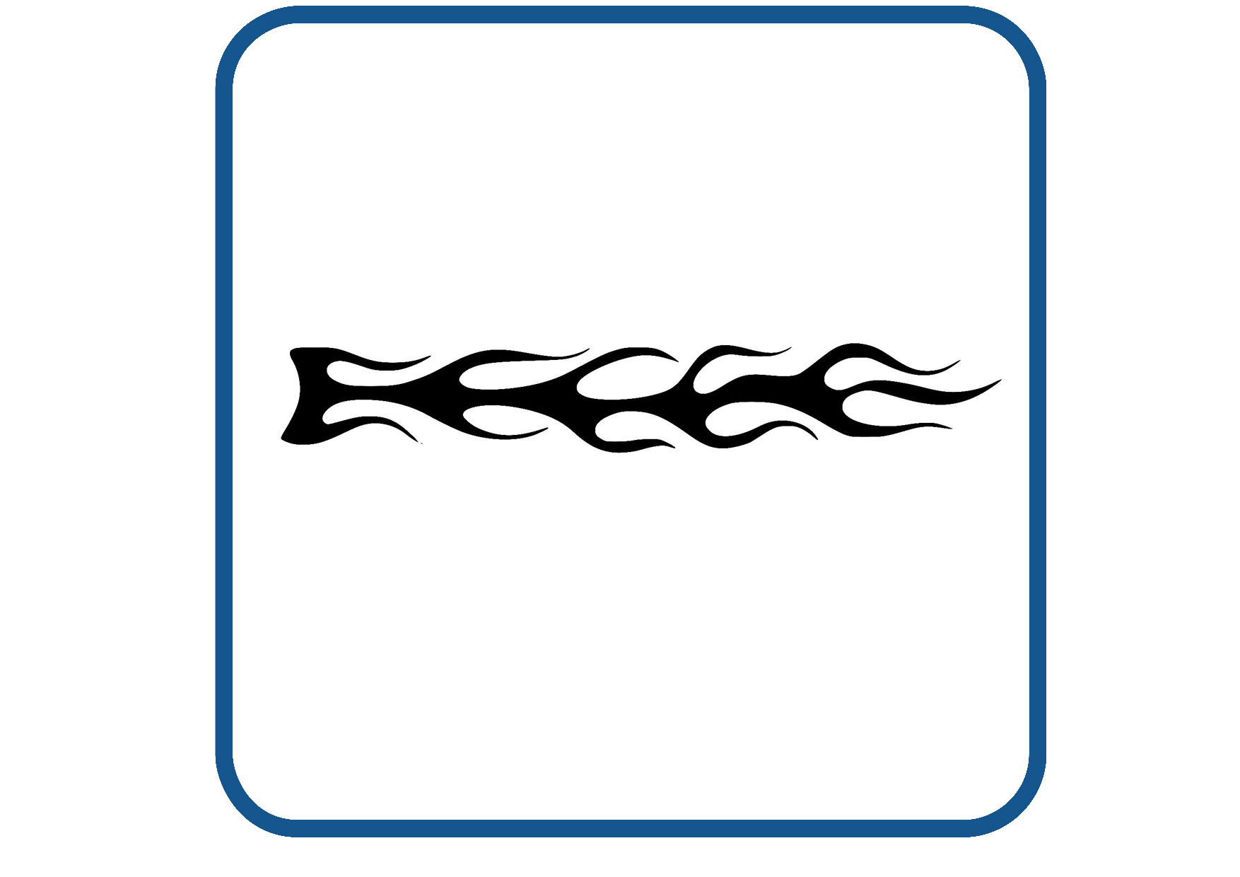 Vlammen design 35 sticker