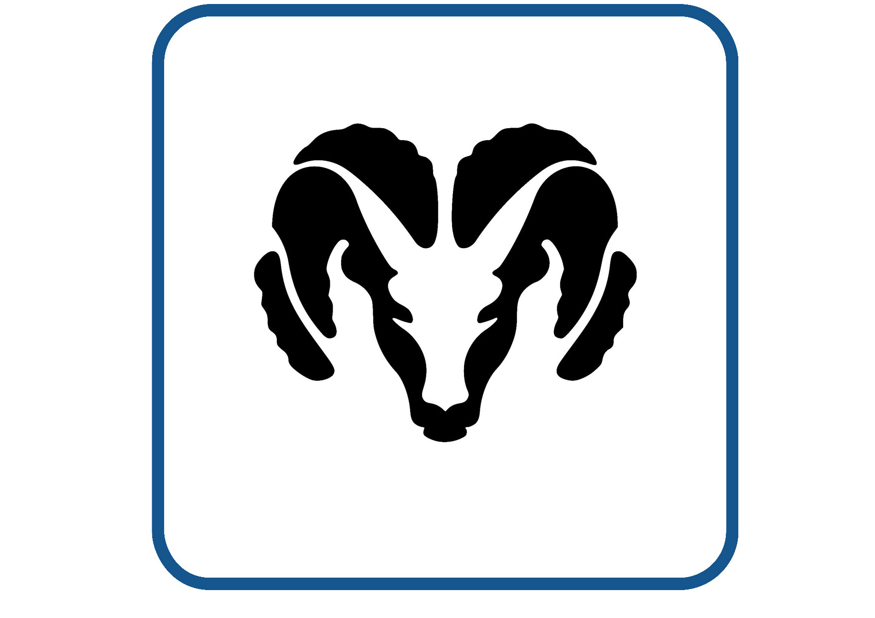 Ram logo sticker