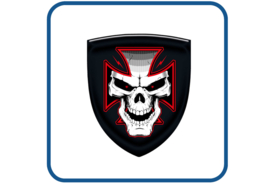 Skull design 22 doming 3D gel sticker