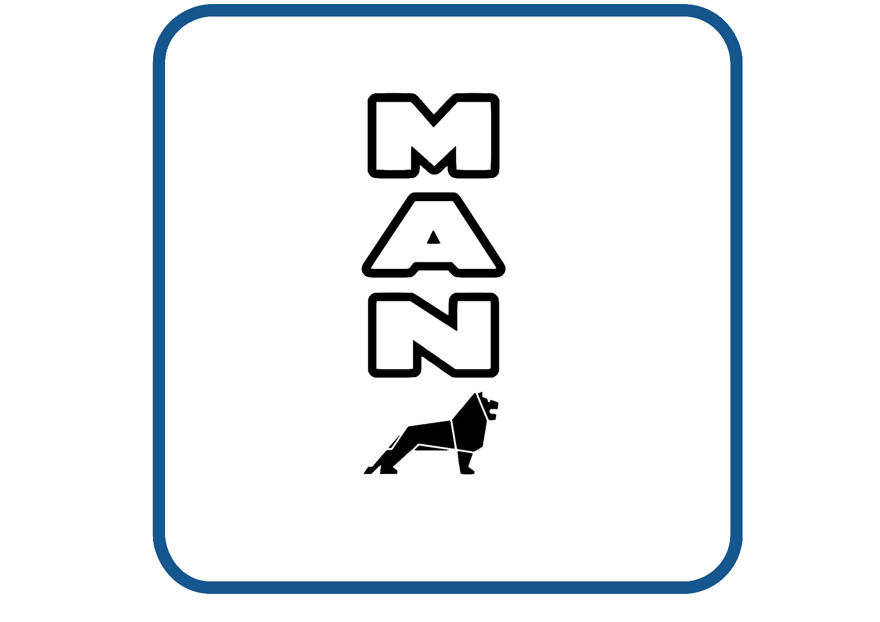 MAN design 2 sticker