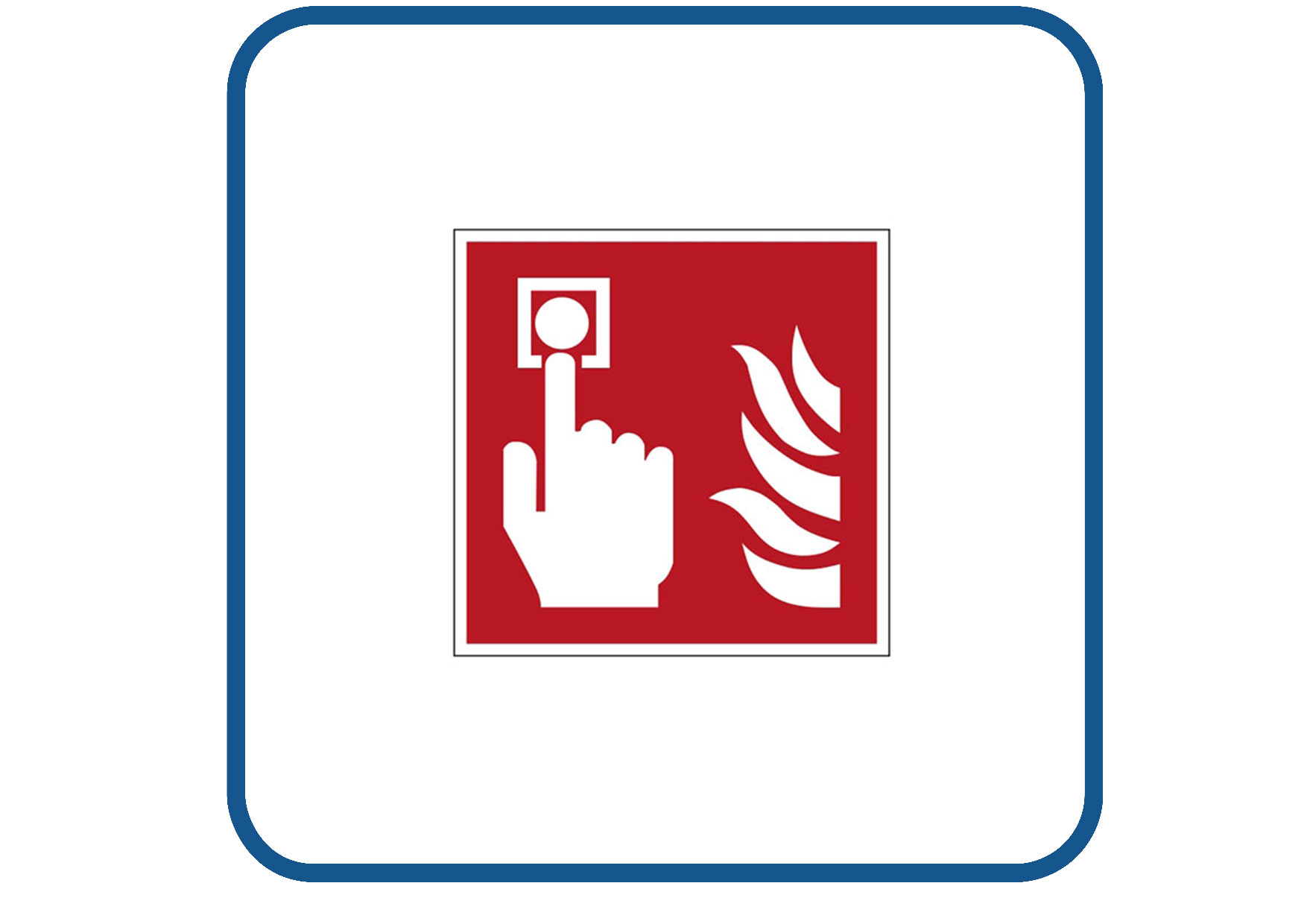 Brandmelder sticker