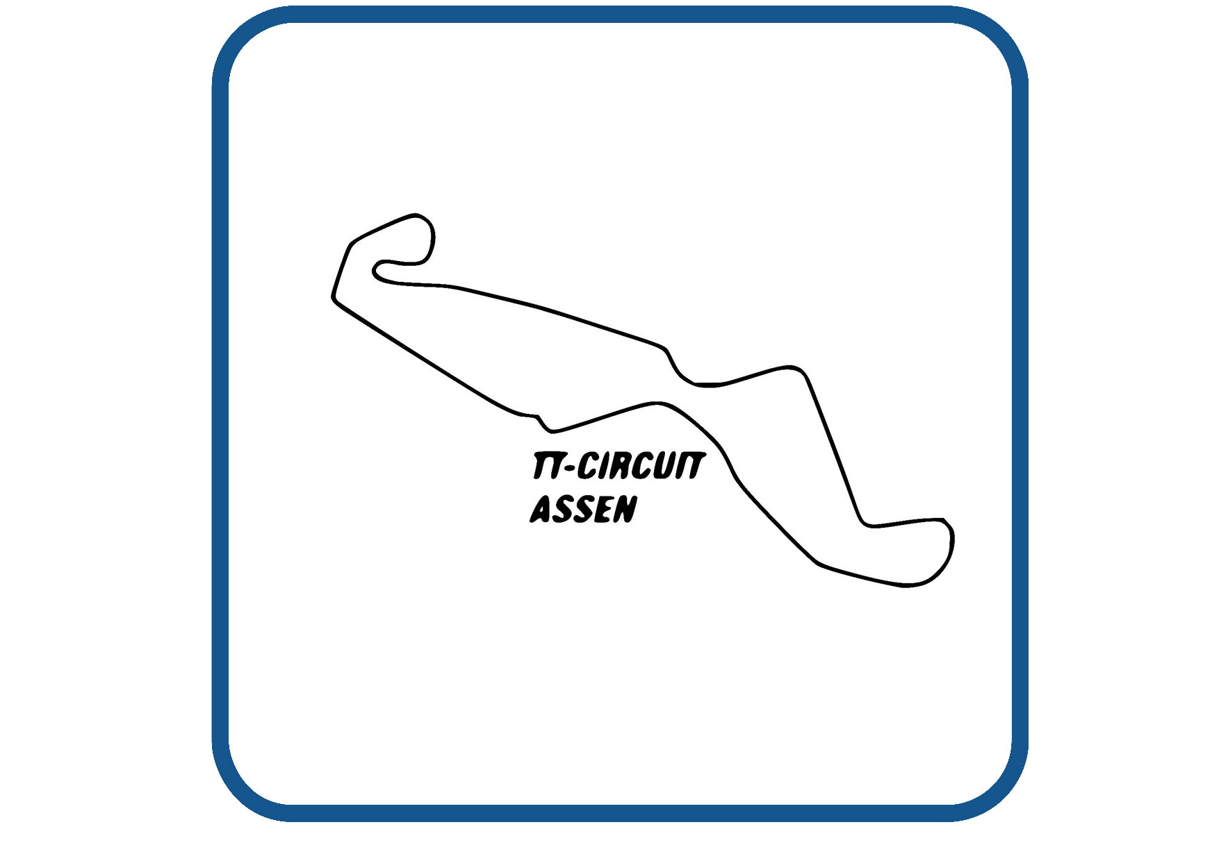 TT Assen circuit sticker