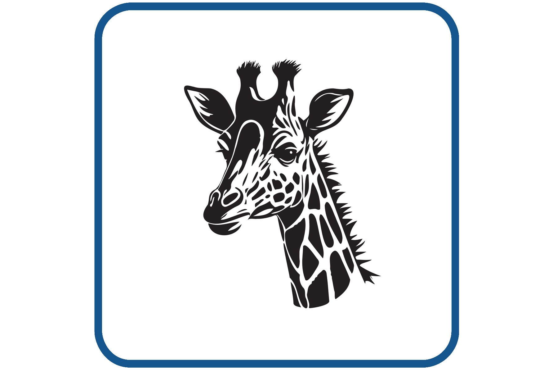 Giraffe sticker