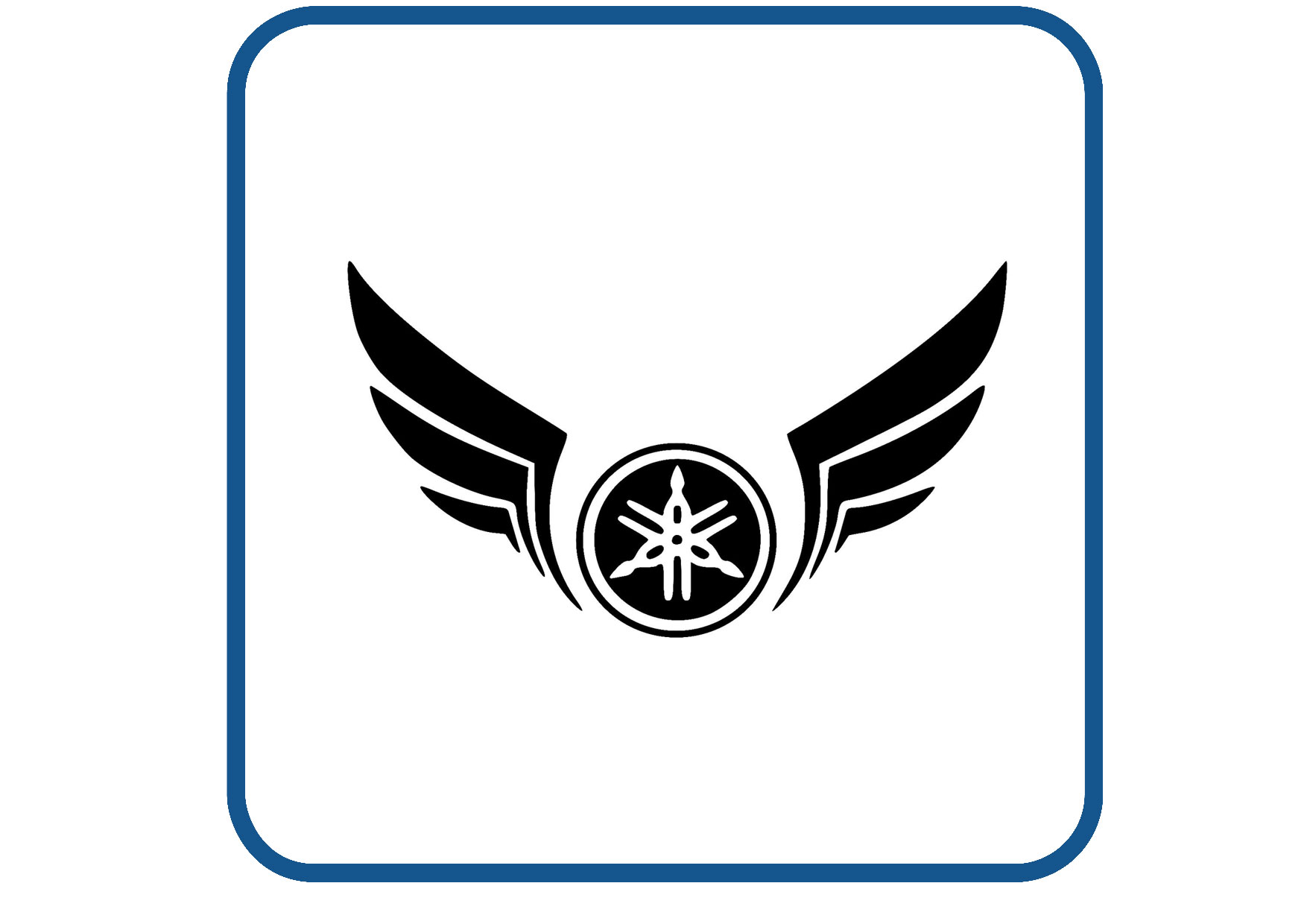 Yamaha wing sticker
