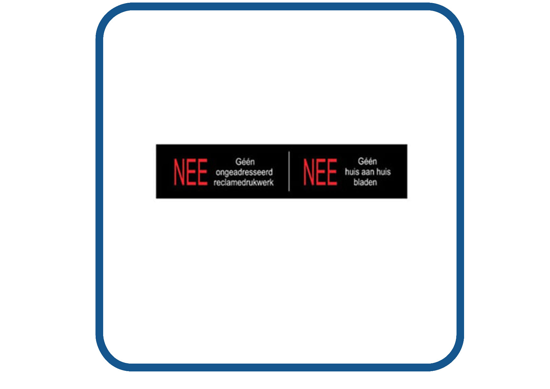 Nee / Nee sticker