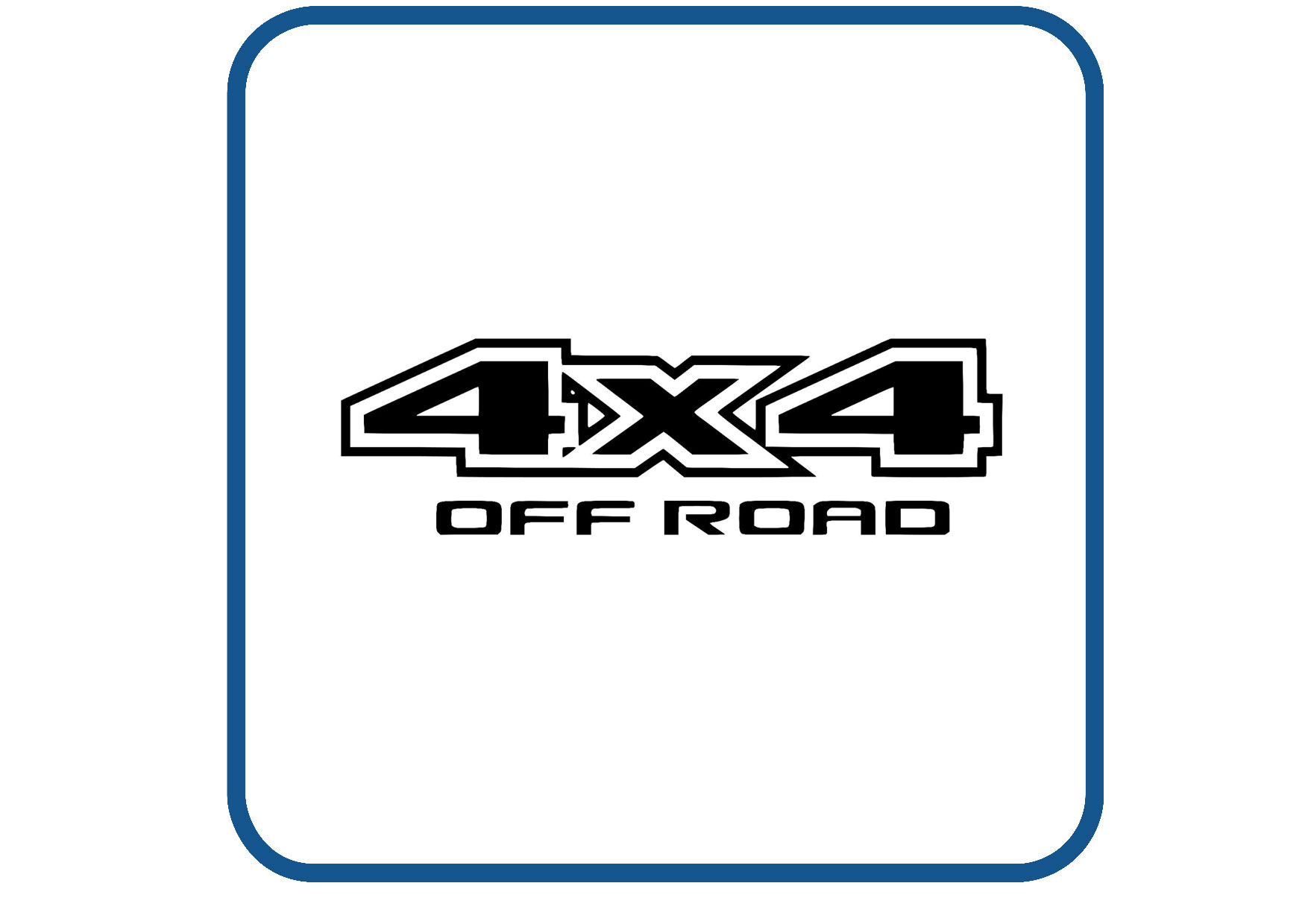 4x4 Off Road sticker design 1