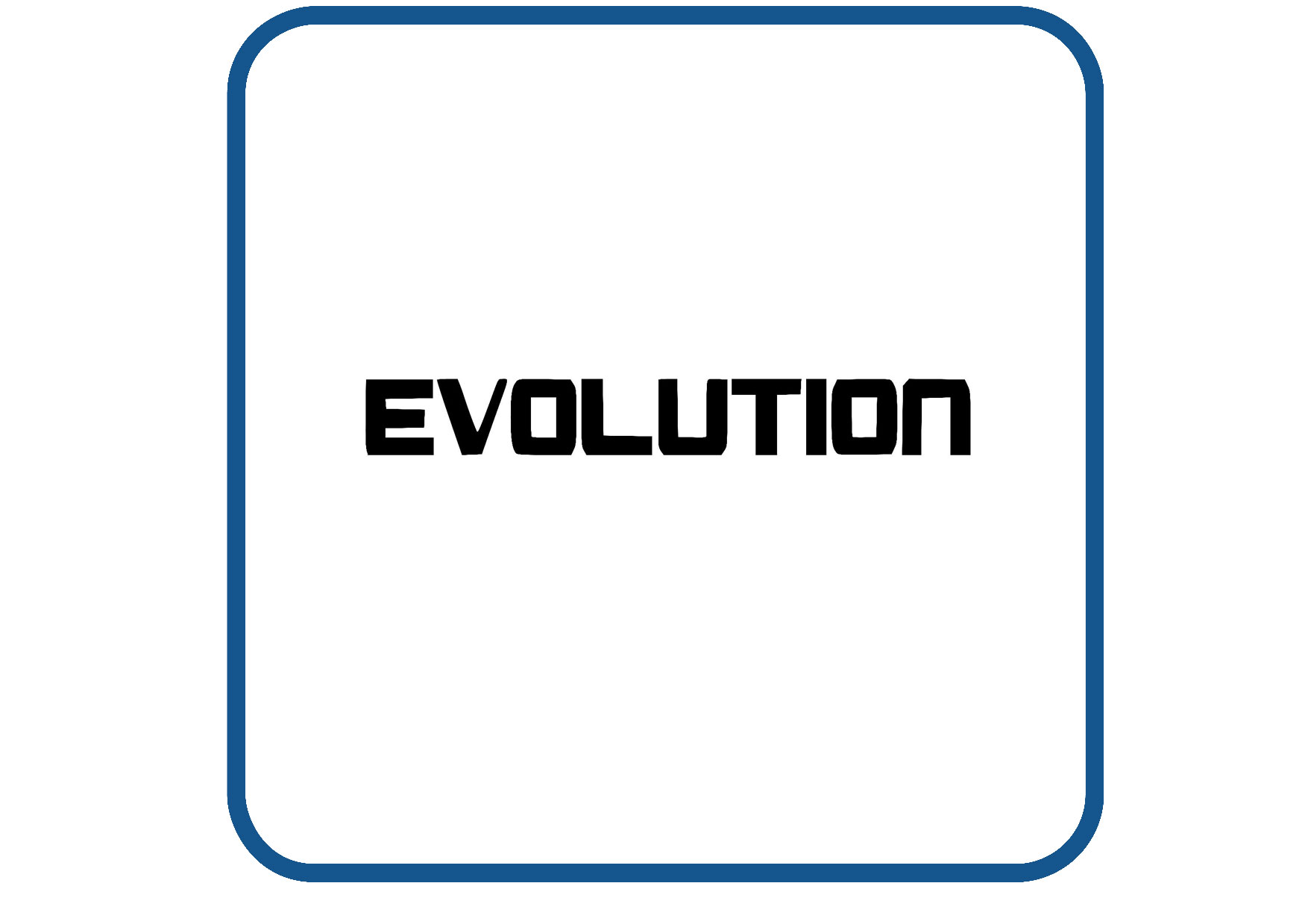 Evolution remklauw sticker