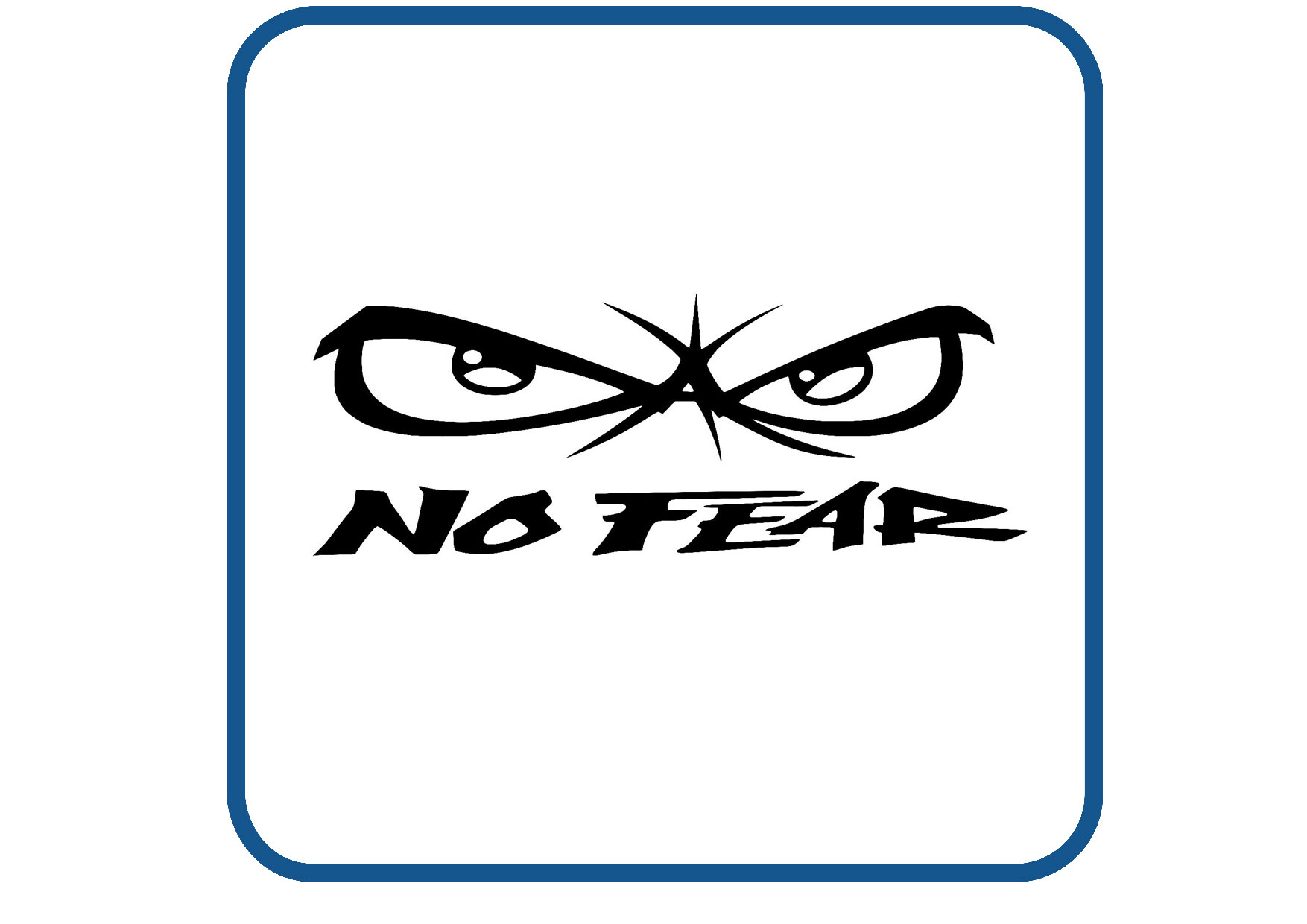 No Fear design 4 sticker