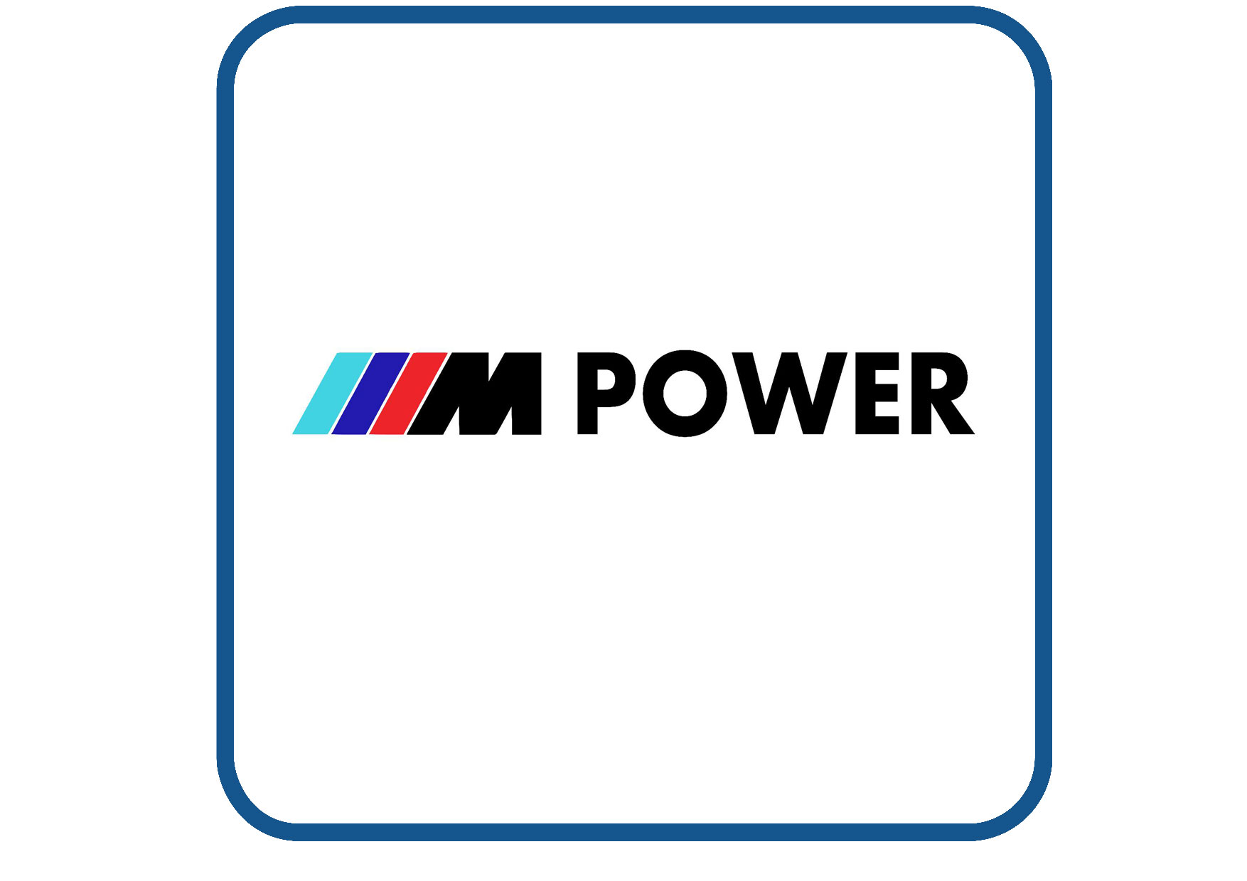 BMW M power sticker