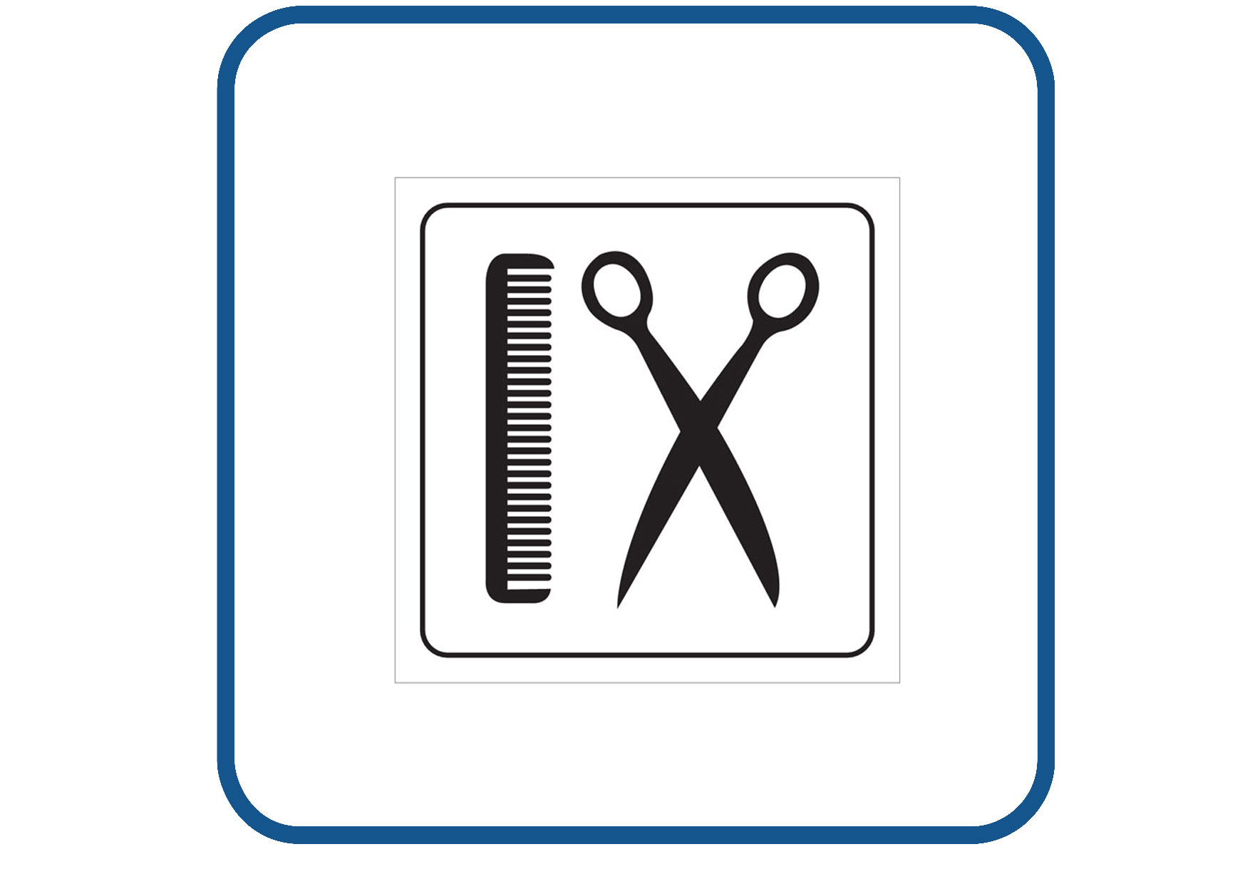 Kapsalon sticker