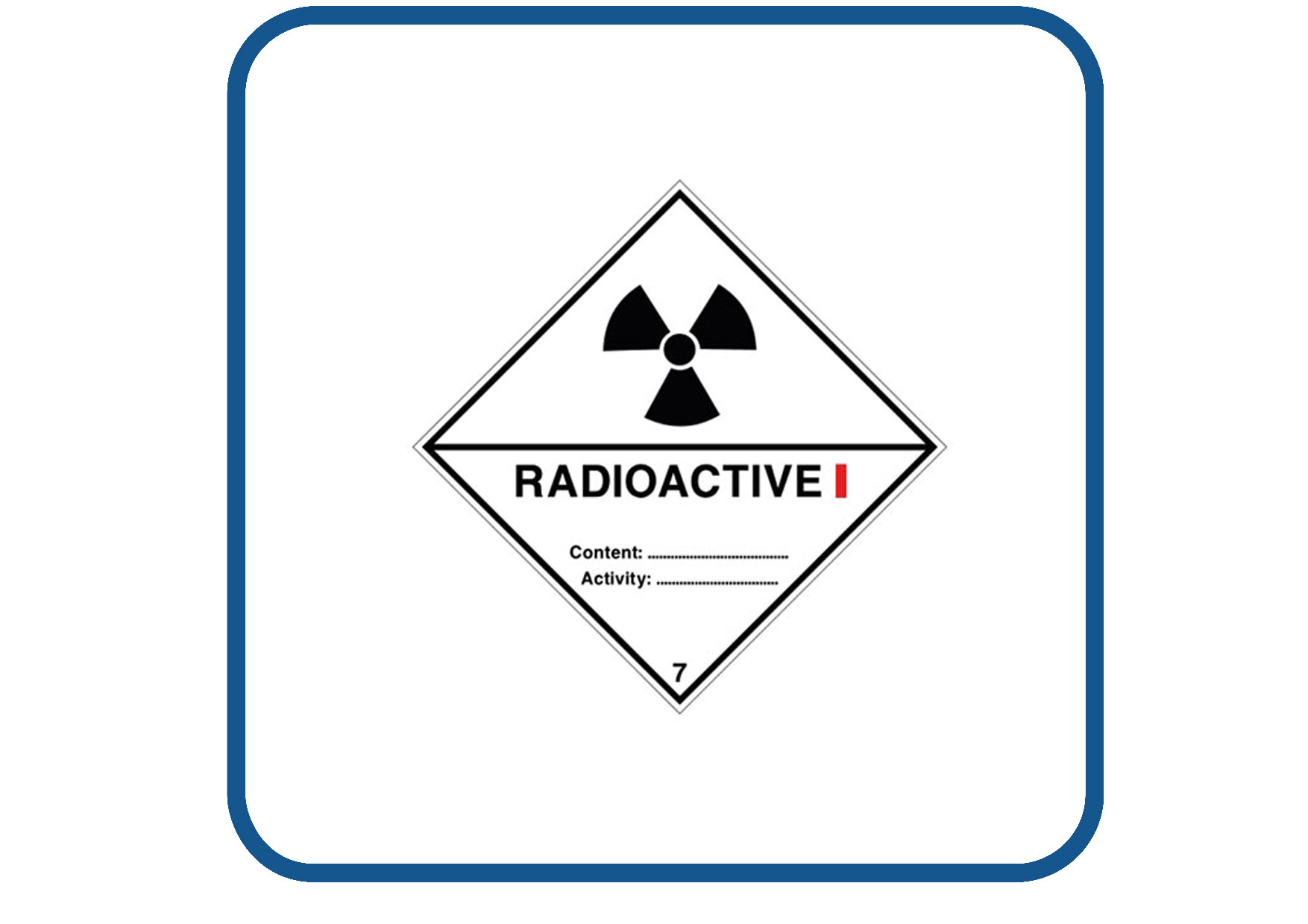 Radioactive 1 sticker