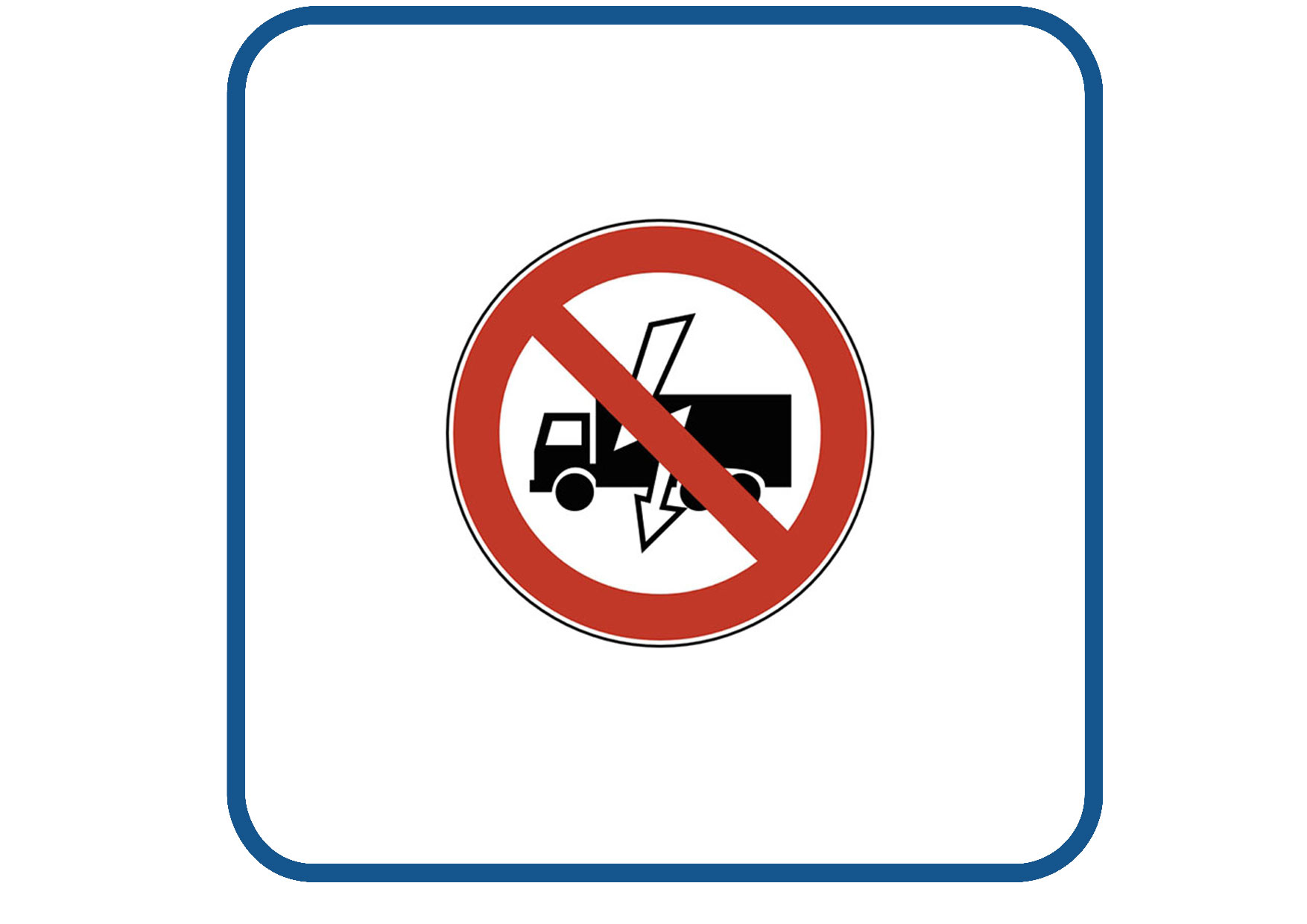 Niet wegrijden bij incident sticker