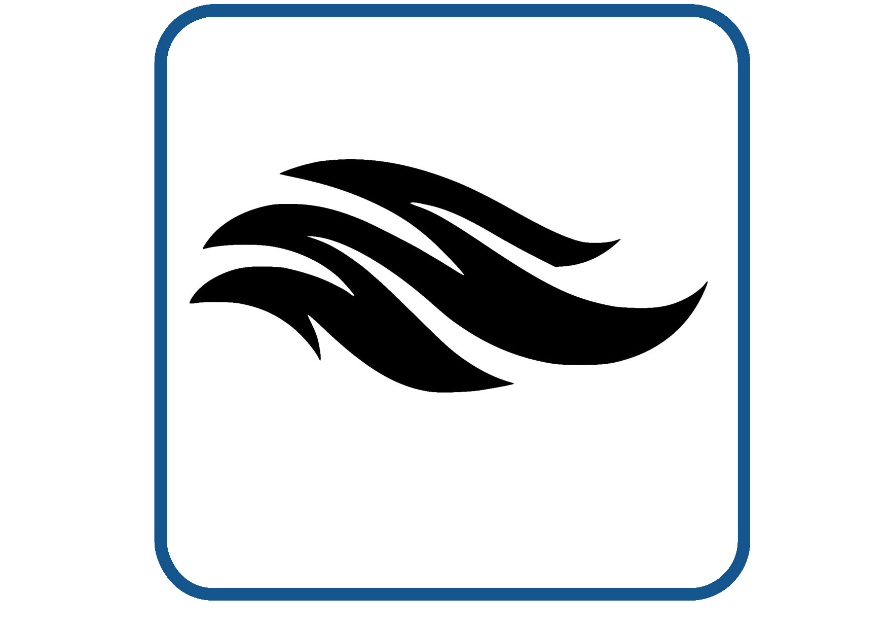 Vlammen design 27 sticker