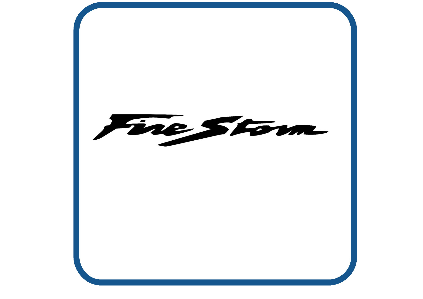 Honda Firestorm sticker