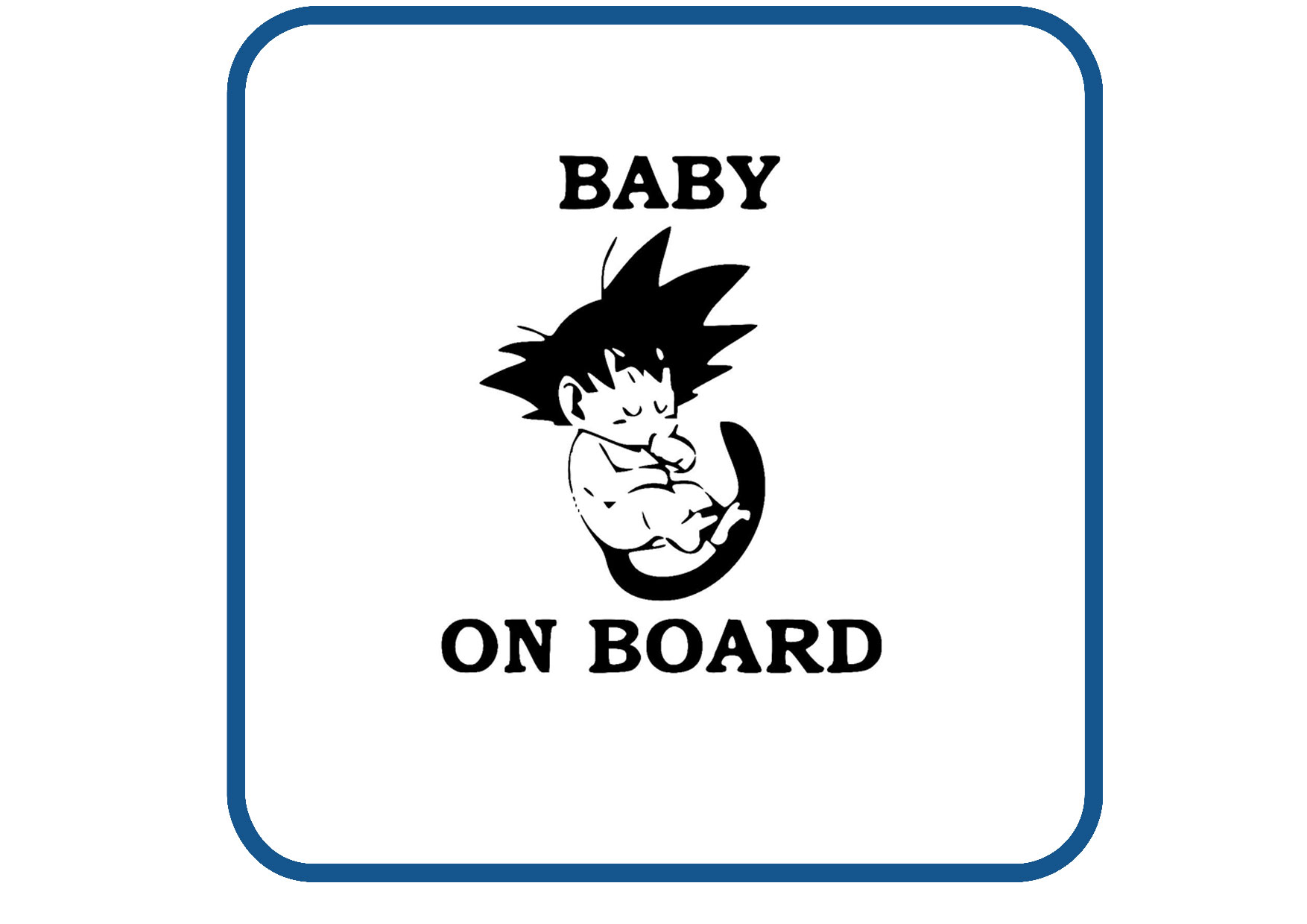 Baby on board design 1 sticker