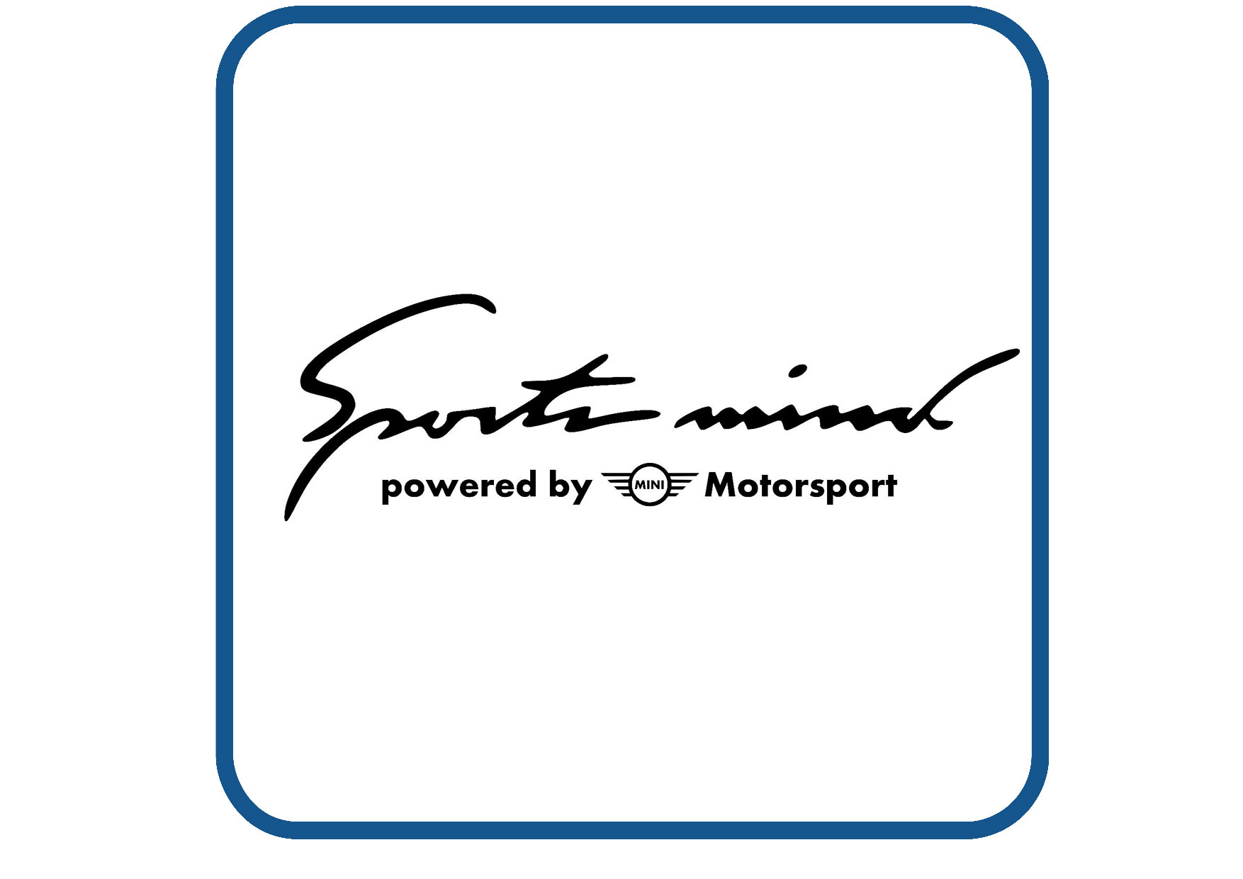 Mini Sport mind sticker