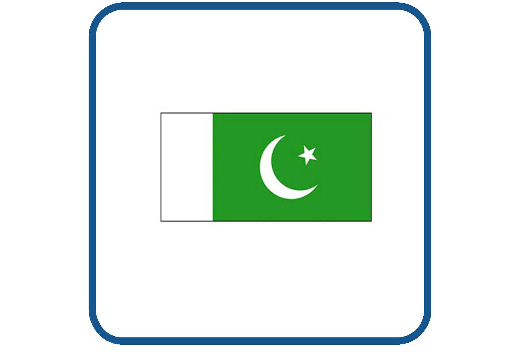 Pakistan vlag sticker