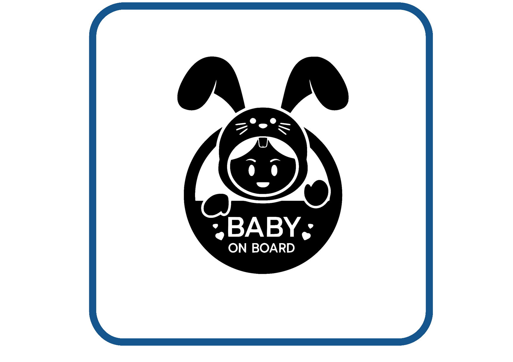 Baby on board design 11 sticker