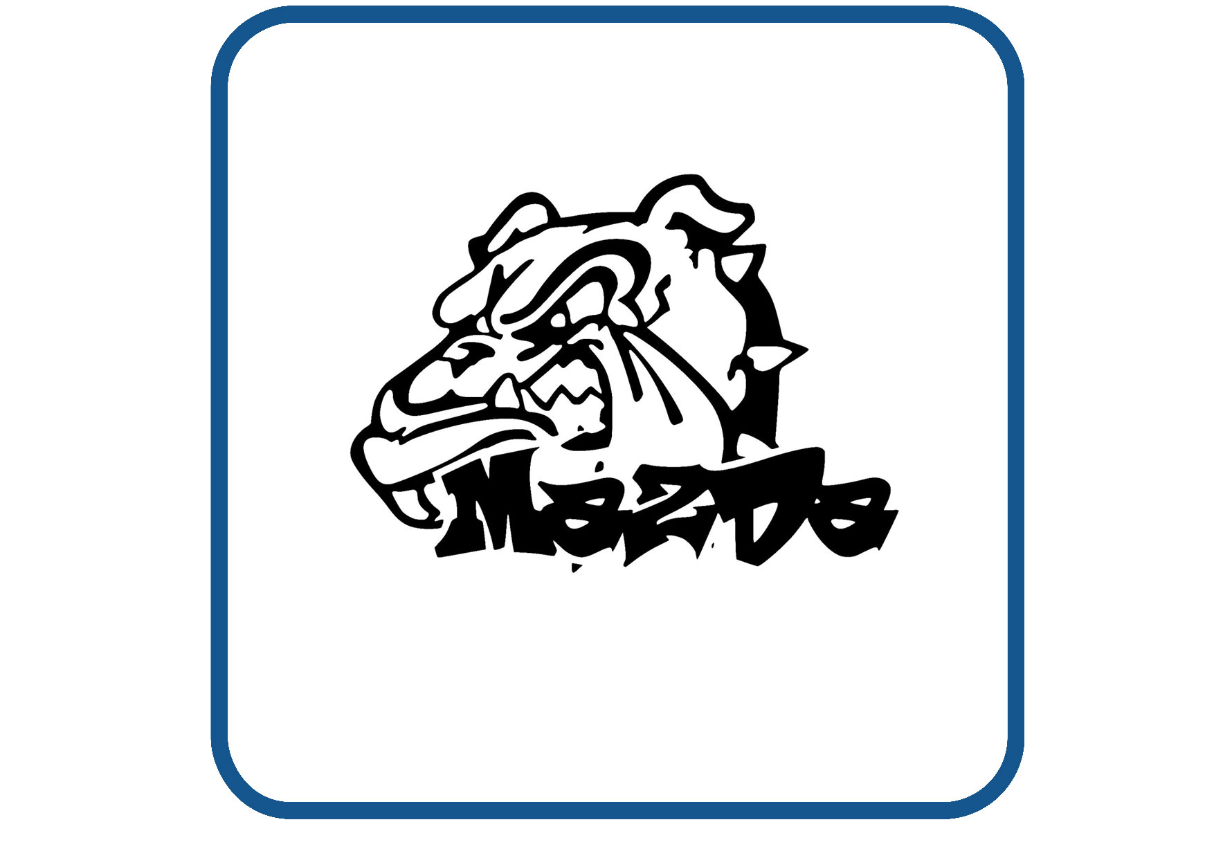 Mazda Bulldog sticker