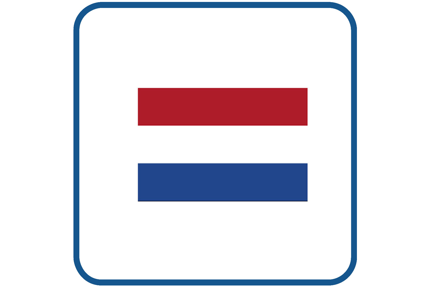 Nederland vlag sticker