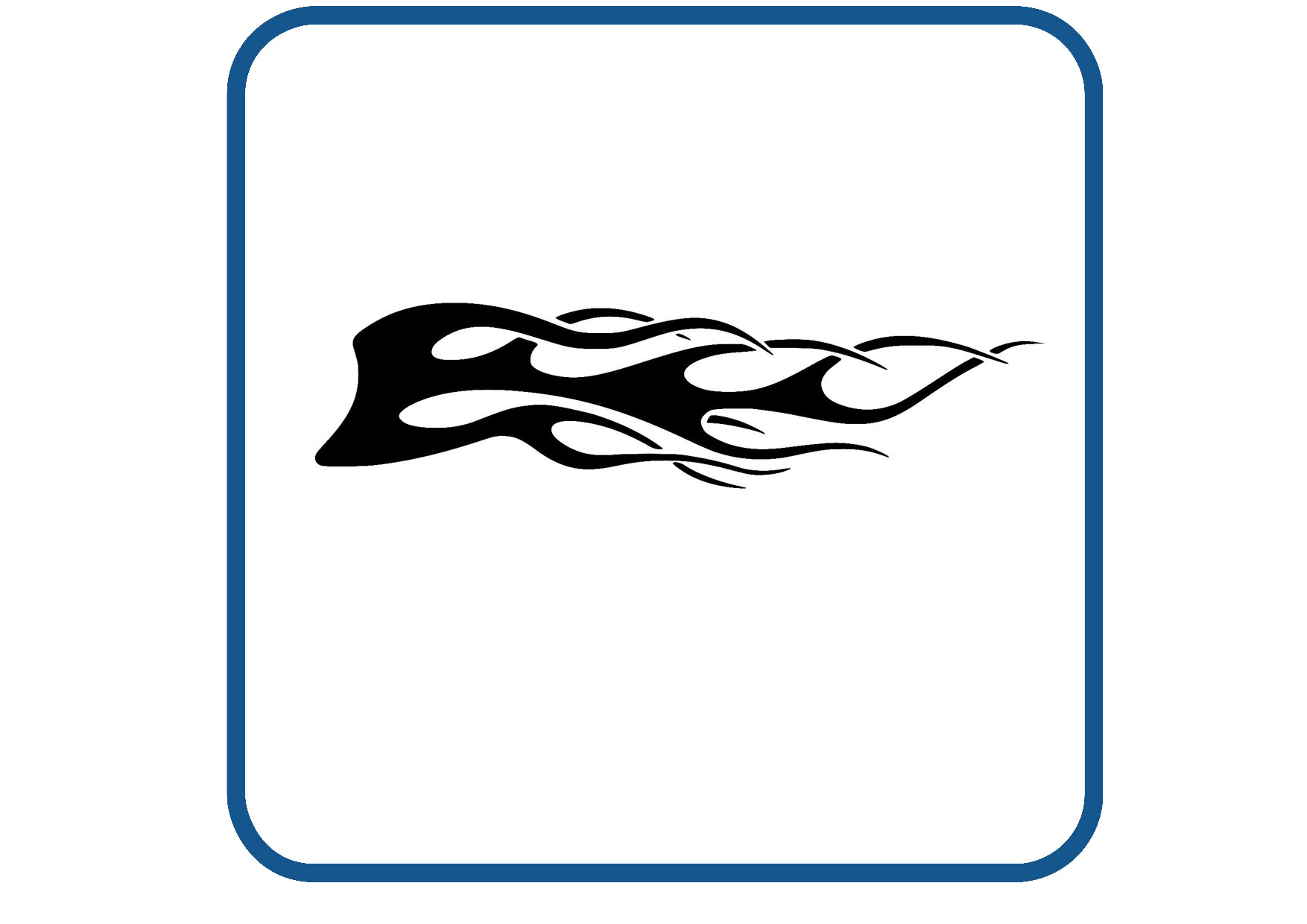 Vlammen design 48 sticker