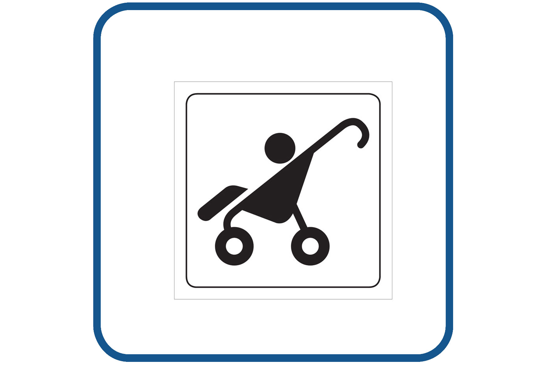 Kinderwagen sticker