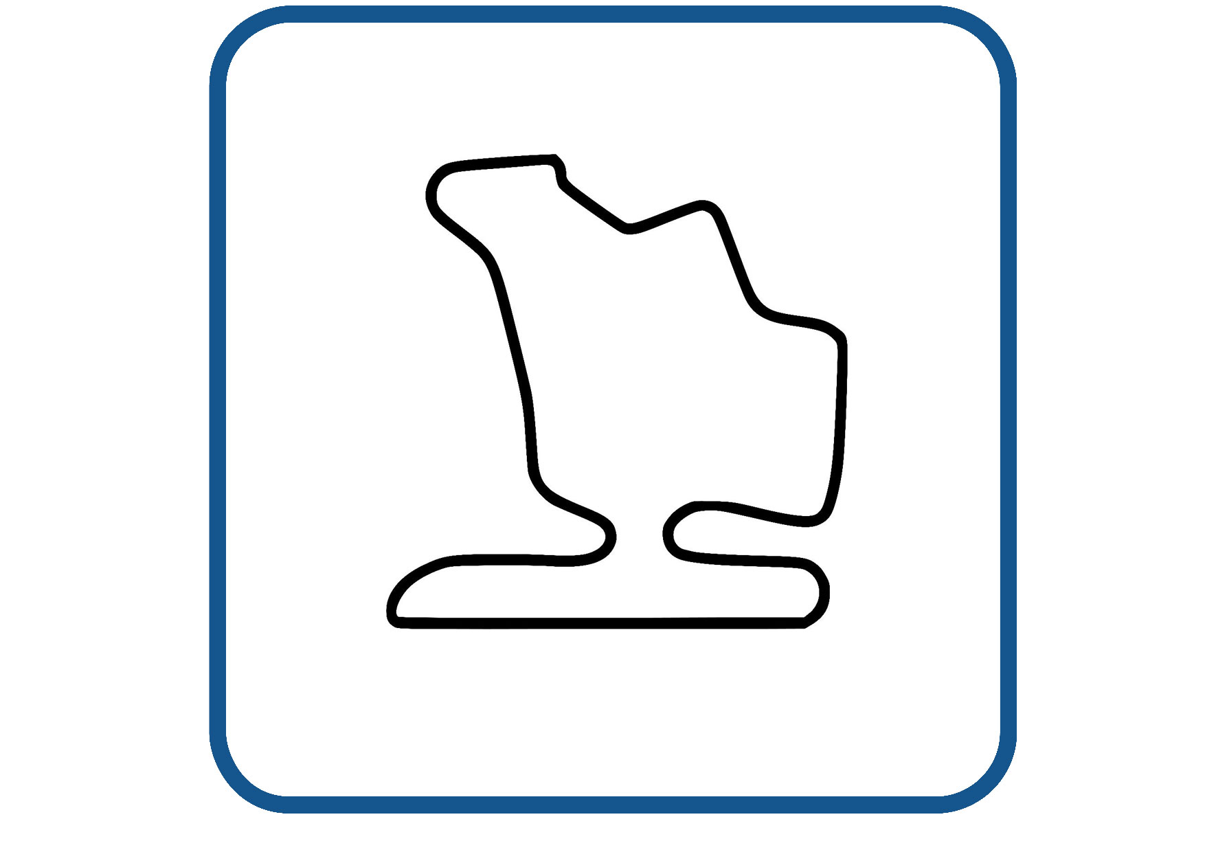 Hungaroring circuit sticker